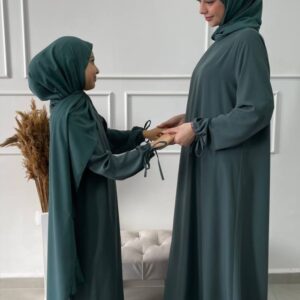 Abaya Mère fille ESMA 🤍 (1)