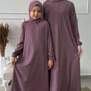 Abaya Mère fille ESMA 🤍 (2)